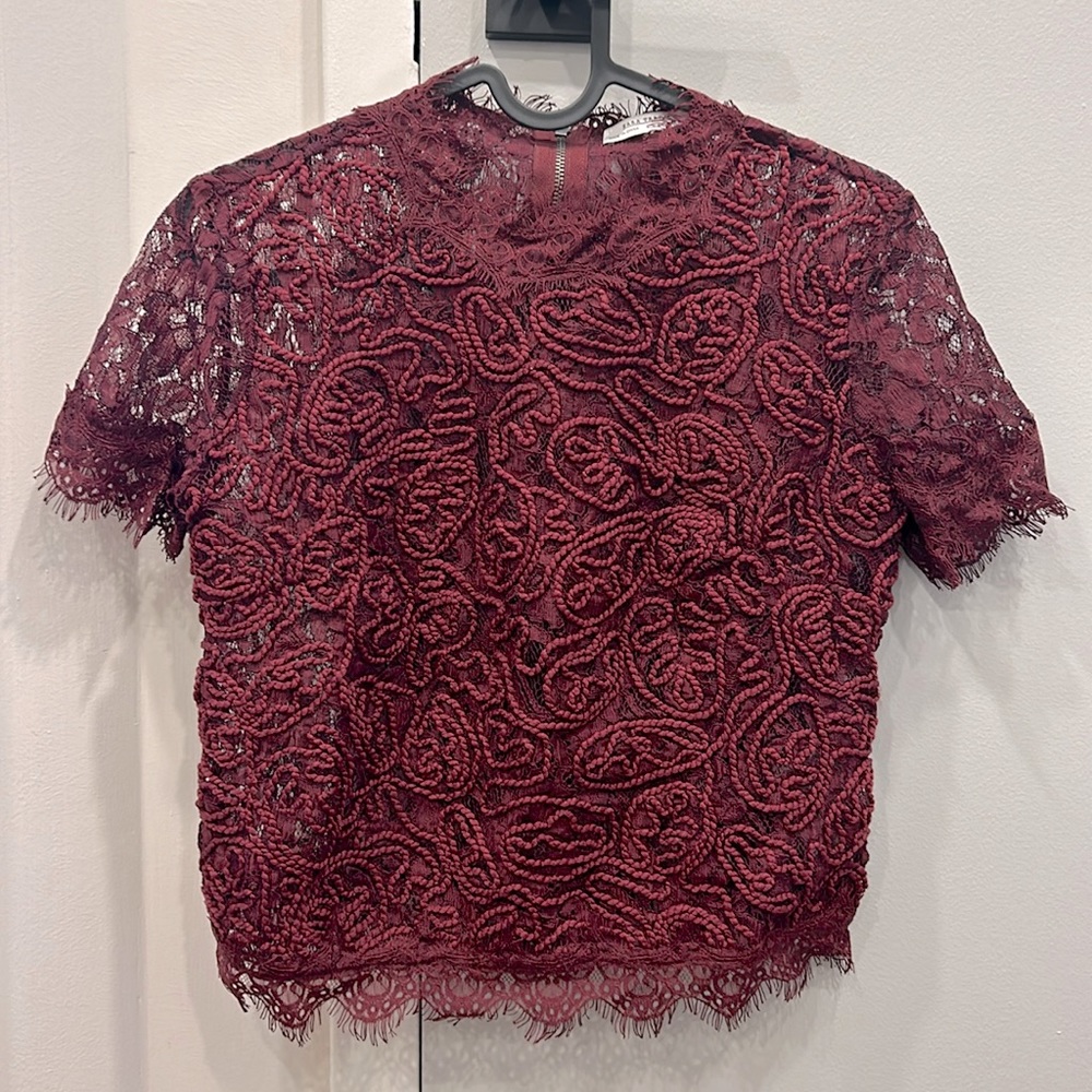 Zara open work top